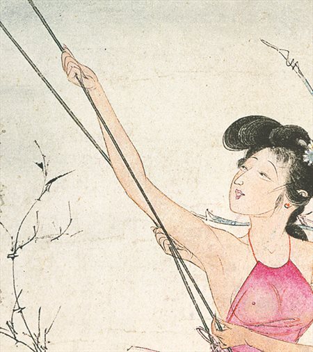济宁-胡也佛的仕女画和最知名的金瓶梅秘戏图